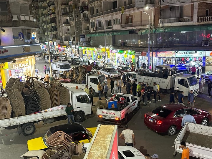 صور| شرطة المرافق تُزيل إشغالات شوارع الإسكندرية