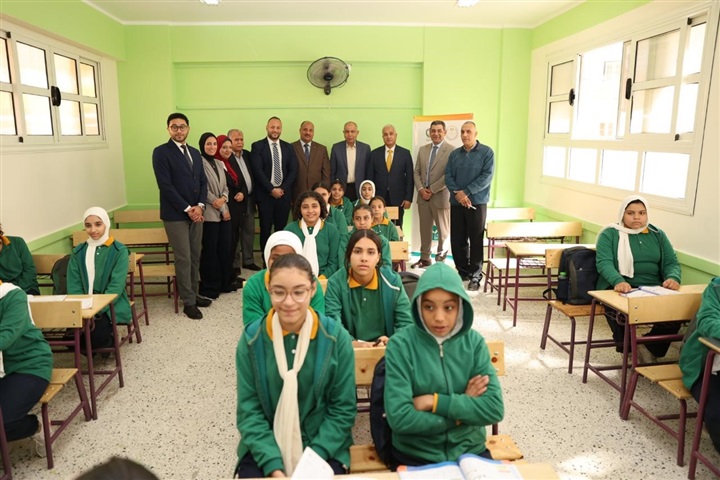 البنك الأهلي المصري يفتتح مدرسة السلام الإعدادية بمحافظة المنيا بالتعاون مع مؤسسة مصر الخير