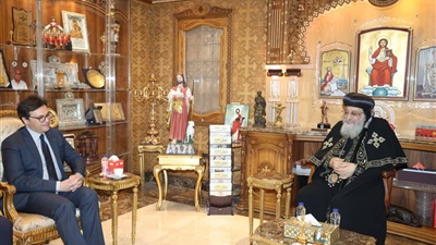 البابا تواضروس الثاني يستقبل وزير الثقافة لتهنئته بعيد الميلاد المجيد وبحث آفاق التعاون المشترك 