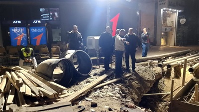 محافظ الجيزة يتابع أعمال تحويل خط مياه متعارض مع مسار مونوريل 6 أكتوبر بالعجوزة  