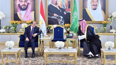 الرئيس السيسي وولي العهد السعودي يبحثان تطورات الأوضاع في قطاع غزة.. ويؤكدان أهمية تجنب التصعيد بالمنطقة 