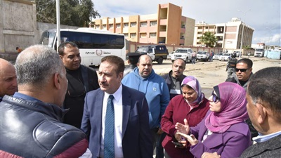  محافظ بورسعيد يتفقد أرض المطحن ويوجه باستغلال كافة المساحات المتاحة 