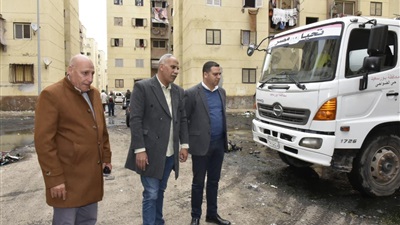  نائب محافظ بورسعيد يتفقد مناطق بحي الضواحي لمتابعة مستوى النظافة العامة 