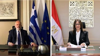 وزيرة الثقافة تشارك في احتفال العيد الوطني لليونان 