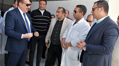 محافظ بورسعيد يستقبل رئيس الهيئة العامة للخدمات البيطرية  