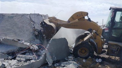 ضمن الموجة 28.. إزالة تعديات على مصرف بحر البقر بجنوب بورسعيد  