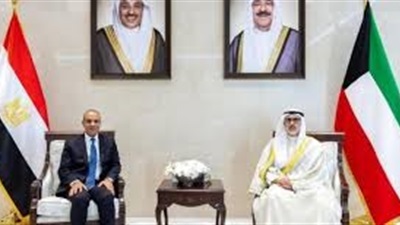 وزير الخارجية يعقد مباحثات مع نظيره الكويتى ويؤكد تضامن مصر الكامل 