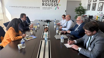 وزير الصحة يزور معهد جوستاف روسي بفرنسا ويبحث تعزيز التعاون مع مستشفى دار السلام هرمل 