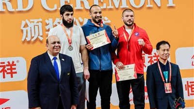 وزير الشباب والرياضة يهنئ بعثة الكونغ فو بالإنجاز التاريخي في كأس العالم بماكاو 