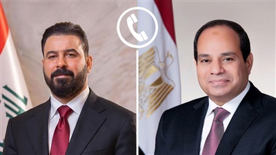 السيسي يهنئ رئيس وزراء العراق الجديد هاتفيا ويؤكد دعم مصر لأمن واستقرار بغداد 