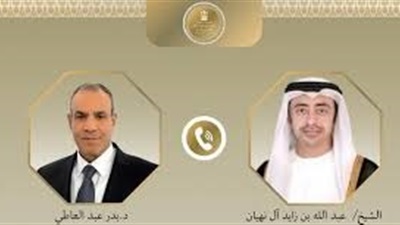 وزير الخارجية يبحث مع نظيره الإماراتى العلاقات الثنائية والتطورات الإقليمية 