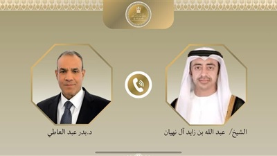 وزير الخارجية يبحث مع نظيره الإماراتي التطورات الإقليمية 