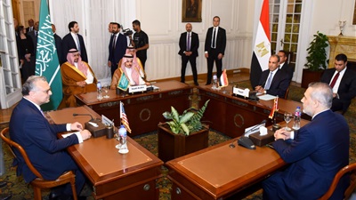 اجتماع رباعي يضم مصر والسعودية وتركيا وأمريكا يبحث الملف الإيراني والوضع في ليبيا وغزة 