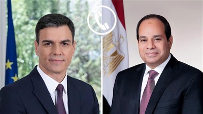 السيسي يتلقى اتصالًا من رئيس وزراء إسبانيا لبحث تطورات حادث ميناء دمياط 