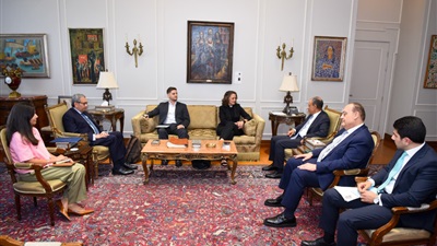 وزير الخارجية يستقبل وفدًا من منظمة كنائس من أجل السلام في الشرق الأوسط الأمريكية 