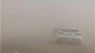 غلق طريق مطروح - سيوة في الاتجاهين بسبب الرياح والأتربة 