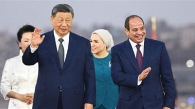 فور وصوله القاهرة.. الرئيس الصيني: «تربطنا بمصر صداقة تمتد لآلاف السنين» 