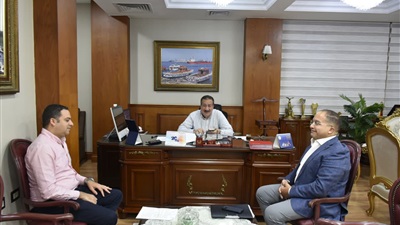 محافظ بورسعيد يستقبل النائب عادل اللمعي عضو مجلس النواب  