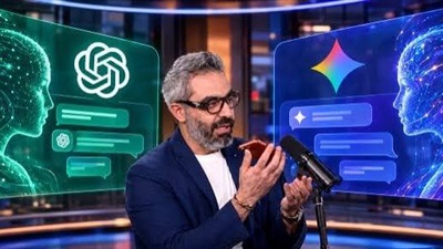 مواجهة ساخنة واتهامات متبادلة بين Chatgpt وGemini على الهواء 