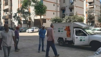 حملة مكثفة بمدينة بورفؤاد للتعامل مع الكلاب الضالة ونقلها إلى الشلتر المخصص 