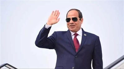 الرئيس السيسي يصل قاعدة سول الجوية في مستهل زيارة لجمهورية كوريا 