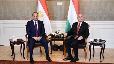 الرئيس السيسي يبحث مع نظيره المجري تعزيز التعاون بين البلدين 