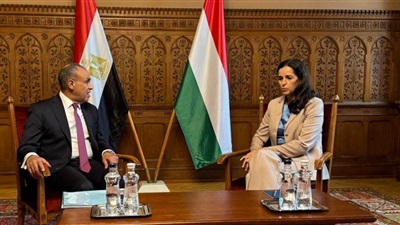 وزير الخارجية يبحث مع نظيرته المجرية العلاقات الثنائية والمستجدات الإقليمية  